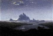 Rocky Reef on the Sea Shore Caspar David Friedrich